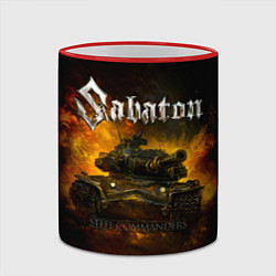 Кружка 3D SABATON - Steel Commanders, цвет: 3D-красный кант — фото 2