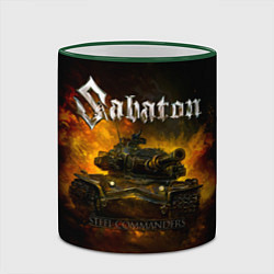 Кружка 3D SABATON - Steel Commanders, цвет: 3D-зеленый кант — фото 2