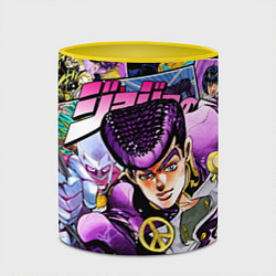 Кружка 3D JoJos Bizarre Adventure: Josuke, цвет: 3D-белый + желтый — фото 2