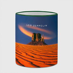 Кружка 3D Led Zeppelin коллекционное, цвет: 3D-зеленый кант — фото 2