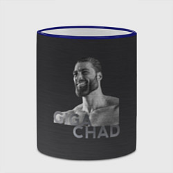 Кружка 3D Giga Chad, цвет: 3D-синий кант — фото 2