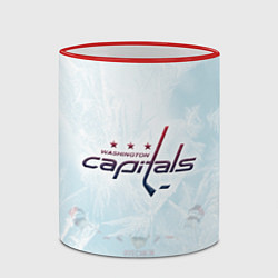 Кружка 3D Washington Capitals Ovi8 Ice theme, цвет: 3D-красный кант — фото 2