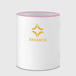 Кружка 3D Crypto banana, цвет: 3D-розовый кант — фото 2