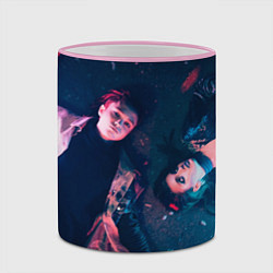 Кружка 3D Гонфлад кубик льда, цвет: 3D-розовый кант — фото 2