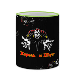 Кружка 3D КОРОЛЬ И ШУТ, ГЕРОИ И ЗЛОДЕИ!, цвет: 3D-светло-зеленый кант — фото 2