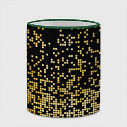 Кружка 3D Fashion Pattern 2028, цвет: 3D-зеленый кант — фото 2