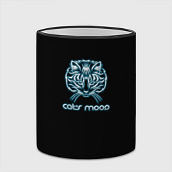 Кружка 3D Cats mood, цвет: 3D-черный кант — фото 2