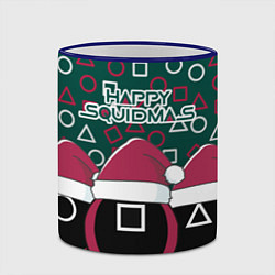 Кружка 3D Happy Squidmas 2022, цвет: 3D-синий кант — фото 2
