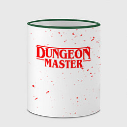 Кружка 3D DUNGEON MASTER BLOOD ГАЧИМУЧИ БЕЛЫЙ, цвет: 3D-зеленый кант — фото 2