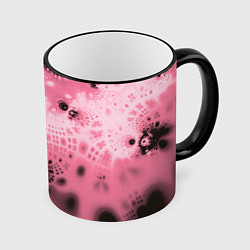 Кружка 3D Коллекция Journey Розовый 588-4-pink, цвет: 3D-черный кант