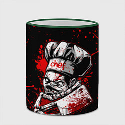 Кружка 3D DOTA 2 PUDGE, БРЫЗГИ КРАСОК, цвет: 3D-зеленый кант — фото 2