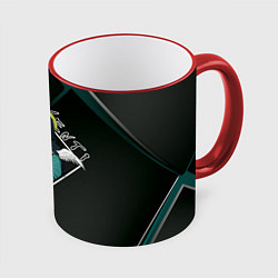 Кружка 3D Venti Венти, Genshin Impact, цвет: 3D-красный кант