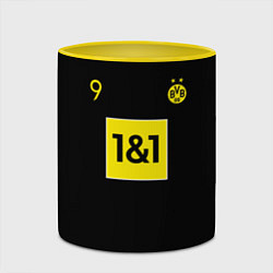 Кружка 3D Haaland 9 - Borussia Dortmund, цвет: 3D-белый + желтый — фото 2