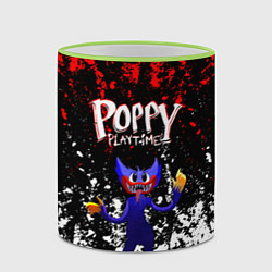 Кружка 3D Poppy Playtime длинный Монстр, цвет: 3D-светло-зеленый кант — фото 2