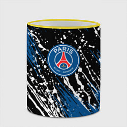 Кружка 3D PSG футбольный клуб, цвет: 3D-желтый кант — фото 2