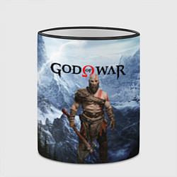 Кружка 3D Великий God of War Z, цвет: 3D-черный кант — фото 2