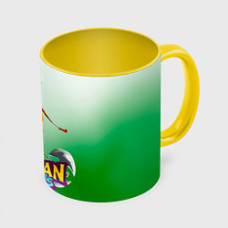 Кружка 3D Rayman Legends Барбара, цвет: 3D-белый + желтый