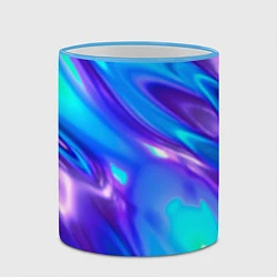 Кружка 3D Neon Holographic, цвет: 3D-небесно-голубой кант — фото 2