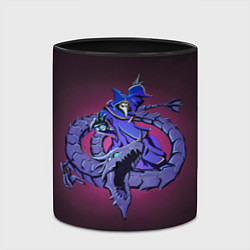 Кружка 3D Лунатик-сектант, цвет: 3D-белый + черный — фото 2