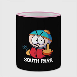 Кружка 3D Южный парк Эрик South Park, цвет: 3D-розовый кант — фото 2