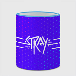 Кружка 3D Stray Logo, цвет: 3D-небесно-голубой кант — фото 2