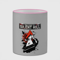 Кружка 3D Пирамидаголовый из Сайлент Хилл, цвет: 3D-розовый кант — фото 2