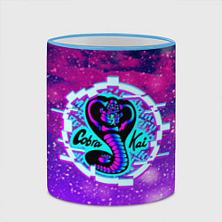 Кружка 3D Кобра Кай 2022, цвет: 3D-небесно-голубой кант — фото 2