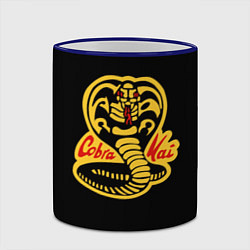 Кружка 3D Cobra Kai - Кобра Кай, цвет: 3D-синий кант — фото 2