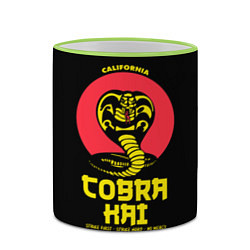 Кружка 3D Cobra Kai California, цвет: 3D-светло-зеленый кант — фото 2