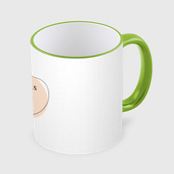 Кружка 3D Losers wear fur, цвет: 3D-светло-зеленый кант