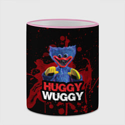 Кружка 3D 3D Хаги ваги Huggy Wuggy Poppy Playtime, цвет: 3D-розовый кант — фото 2