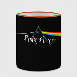 Кружка 3D PINK FLOYD - ПИНК ФЛОЙД, цвет: 3D-оранжевый кант — фото 2