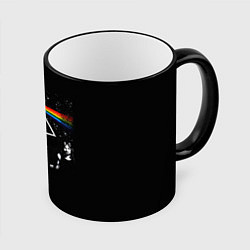 Кружка 3D PINK FLOYD LOGO ПИНК ФЛОЙД НЕБО, цвет: 3D-черный кант