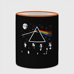 Кружка 3D PINK FLOYD LOGO ПИНК ФЛОЙД НЕБО, цвет: 3D-оранжевый кант — фото 2
