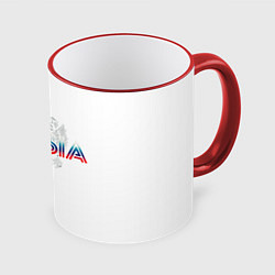 Кружка 3D Russia Sport Team, цвет: 3D-красный кант