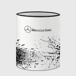 Кружка 3D Mercedes-Benz - Брызги, цвет: 3D-черный кант — фото 2