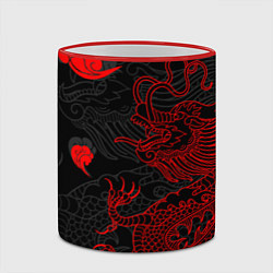 Кружка 3D Дракон Китайский дракон, цвет: 3D-красный кант — фото 2