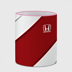 Кружка 3D Honda - Red sport, цвет: 3D-розовый кант — фото 2