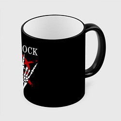 Кружка 3D Punk Rock Панки Хой, цвет: 3D-черный кант