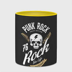 Кружка 3D ROCK Рокер, цвет: 3D-белый + желтый — фото 2
