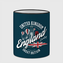 Кружка 3D Англия England, цвет: 3D-черный кант — фото 2
