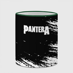 Кружка 3D Pantera Logo, цвет: 3D-зеленый кант — фото 2
