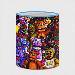 Кружка 3D Fnaf UCN, цвет: 3D-небесно-голубой кант — фото 2