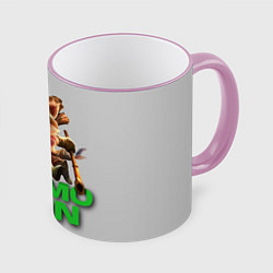 Кружка 3D Teemo main, цвет: 3D-розовый кант