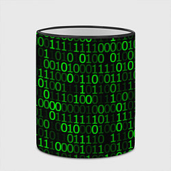 Кружка 3D Бинарный Код Binary Code, цвет: 3D-черный кант — фото 2