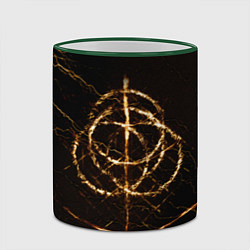 Кружка 3D ELDEN RING SYMBOL ВЕЛИКИЕ РУНЫ, цвет: 3D-зеленый кант — фото 2