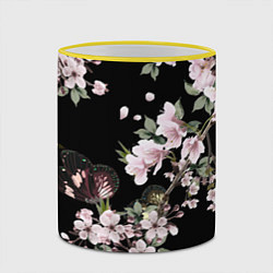 Кружка 3D Краски весны, цвет: 3D-желтый кант — фото 2