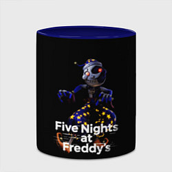 Кружка 3D Five Nights at Freddys: Security Breach воспитател, цвет: 3D-белый + синий — фото 2