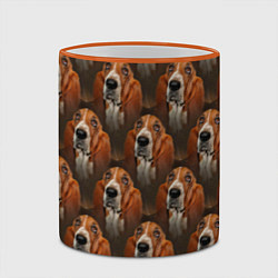 Кружка 3D Dog patternt, цвет: 3D-оранжевый кант — фото 2