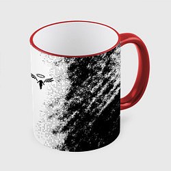 Кружка 3D Токийские мстители Tokyo Revengers logo, цвет: 3D-красный кант